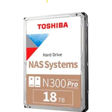 Imagem de HD Interno Toshiba 18TB SATA3 N300 PRO NAS HDWG51JXZSTBI