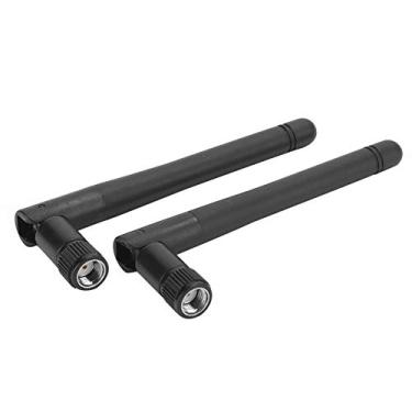 Imagem de Antena, 2 Unidades 2.4G 5G Roteamento Sem Fio De Banda Dupla Antenas De Placa De Rede 5DBI Conector Omnidirecional De Alto Ganho Antena 11CM