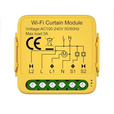 Imagem de Módulo Inteligente de Cortina WIFI Elétrico Controle Persiana Rolante Remoto via APP Compatível com por Voz do Assistente Agenda Temporizador Compartilhamento Dispositivo Casa Escritório Hotel