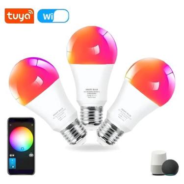 Imagem de Lâmpada LED Inteligente WiFi RGB+CW+WW 15W 18W E27 Zigbee Compatível C