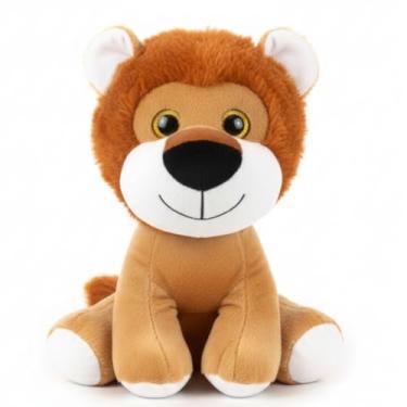 Imagem de Leão de Pelúcia Infantil Macio – Brinquedo de Pelúcia Safari, Presente para Crianças, Pelúcia Leãozinho, Decoração Quarto