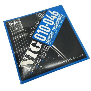 Imagem de Encordoamento Nig 10-46 Guitarra + 1 Corda