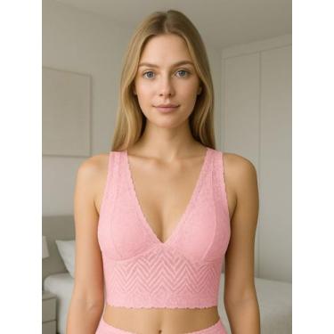 Imagem de Cropped de Renda Blusinha de Alça Grossa - c2 CRIS, Rose, G