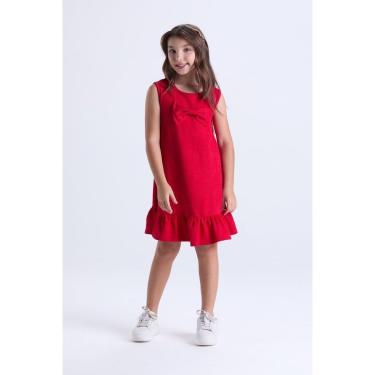 Imagem de Vestido Infantil Menina Verão Rustique com Laço-Feminino