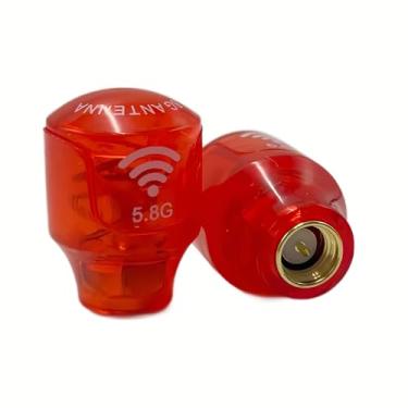 Imagem de TECHTOO FPV Antenna Stubby Antenna 5.8G 2.3dBi Super Mini RHCP Antenna w/SMA Male Connector for RC Drone Fatshark Goggles FPV Quadcopeter Multicopter TX/RX (Red-2Pack)