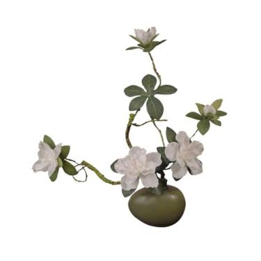 Imagem de Party Zen Conjunto de flores de simulação chinesa para estudo, sala de chá, arranjo floral, arte, decoração artificial, jardim