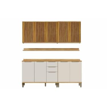 Imagem de Kit Modulado Ronipa 6 Peças Sauvignon C6P124 Amendoa/Off White