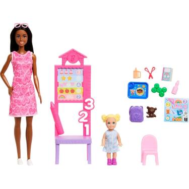 Imagem de Boneca Barbie Profissões Professora com Acessórios para Crianças a partir de 3 Anos