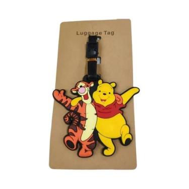 Imagem de Etiqueta De Bagagem Winnie Pooh Disney Anime, porta-ID Para Mala, Etiq