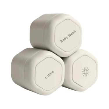 Imagem de Container Magnético De Absorção Com Tampa Para 3 Cápsulas Pequenas De 