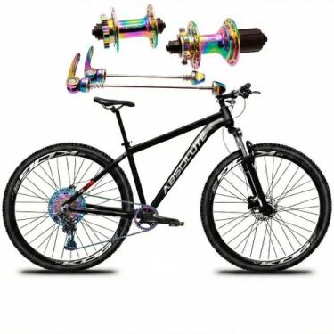 Imagem de Bicicleta MTB Absolute Nero 5 Varias Cores 13 Marchas Com Freios Hidrá