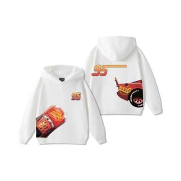 Imagem de Moletom Com Capuz Infantil, Meninos, Meninas, Carros, Relâmpago McQuee