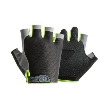 Imagem de Luvas Unissex Respiráveis Antiderrapantes De Meio Dedo Para Fitness, C