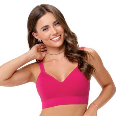 Imagem de Sutiã Comfort Duplo Alças Largas Reguláveis com Bojo sem Costura Pitay