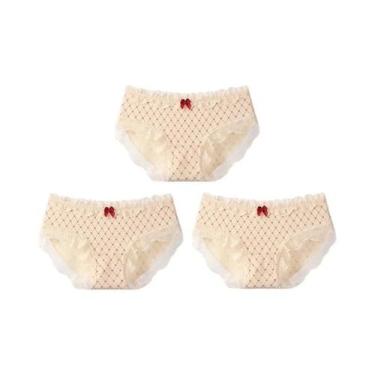 Imagem de Conjunto De Calcinhas De Renda De Natal Para Mulheres, Briefs Triangul