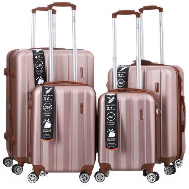 Imagem de Mala De Viagem Rígida Abs 4 Peças Rodinhas 360º Expansível