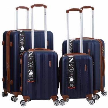 Imagem de Mala De Viagem Rígida Abs 4 Peças Rodinhas 360º Expansível