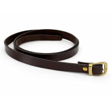 Imagem de Cinto Fino Feminino Para Jeans Basico Fivela Dourado-Feminino