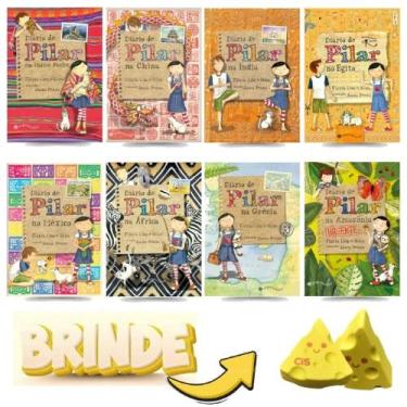 Imagem de Coleção Diário De Pilar - 8 Livros: + Brinde Exclusivo: Borrachinhas d