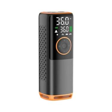 Imagem de Compressor De Ar Portátil 160 PSI Com Manômetro Para Pneus De Carro, B