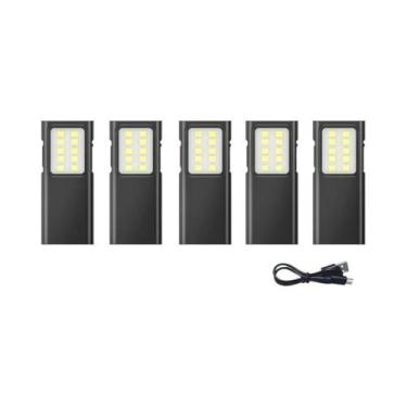 Imagem de Lanterna Mini EDC Recarregável Super Brilhante, Tocha Portátil Com Cli