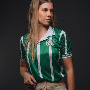 Imagem de Camisa Palmeiras Retrô 1994 Campeão Brasileiro Feminina-Feminino
