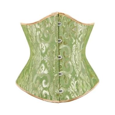 Imagem de Corset Sexy Feminino Modelador De Cintura Estilo Steampunk Com Amarraç