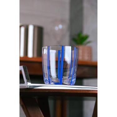 Imagem de 2 Copos Azura 300ml Azul Vidro Wolff