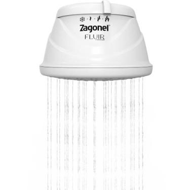 Imagem de Ducha Fluir Com 4 Temperaturas 5500 Watts 110 Volts Branco - DRFRAT551