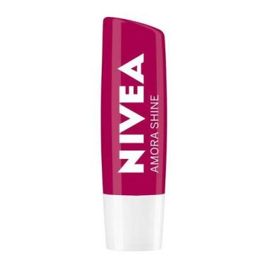 Imagem de Hidratante Protetor Labial Nivea Amora Shine 24h de Hidratação Intensa
