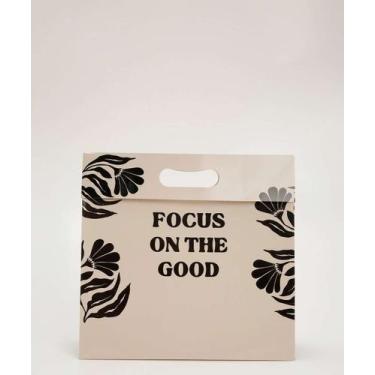 Imagem de Embalagem Presente Sacola Estampada Marisa-97087, Bege, UN