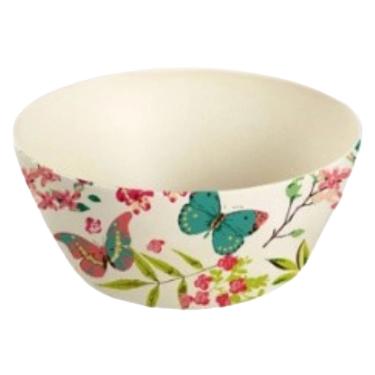 Imagem de Bowl em Melamina Cazza Jardim Secreto Branco 650ml