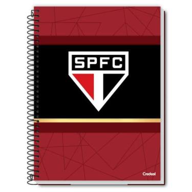 Imagem de Caderno 16 Materias São Paulo SPFC 256 Folhas Credeal, 1