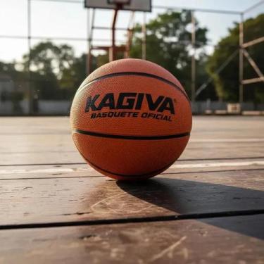 Imagem de Bola De Basquete Kagiva Oficial Cor Laranja