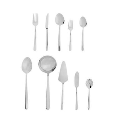 Imagem de Faqueiro 25 Peças Viena Aço Inox com Utensílios Para Servir - Wolff