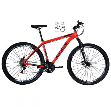 Imagem de Bicicleta Aro 29 Gta Start 21v Freio A Disco Hidráulico Alumínio Garfo Suspensão - Vermelho Tam.17
