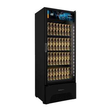 Imagem de Refrigerador Cervejeira Vitrine Metalfrio 572L, VN50AH Optima Frost Free, Preto