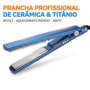 Imagem de Prancha de Cabelo Profissional Titanium Anti Frizz Bivolt - Chapinha A