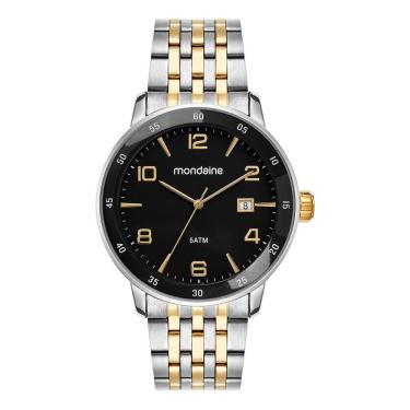 Imagem de Relogio Mondaine Masculino Ref: 32786gpmvbe4 Social Bicolor
