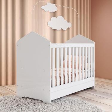 Imagem de Berço Mini Cama 3 em 1 Malu Espresso Móveis Branco