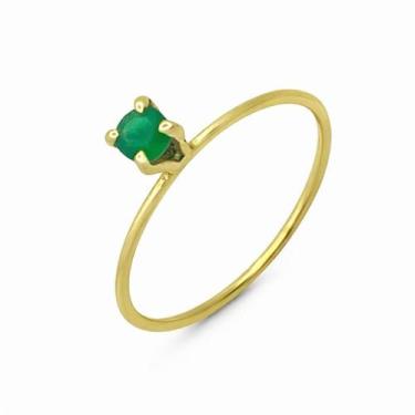 Imagem de Anel Infantil em Ouro 18K com Zircônia - Justino Ribas, 09