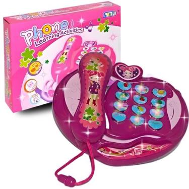 Imagem de Telefone Musical Coração Infantil Brinquedo Educativo - Europio