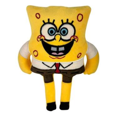 Imagem de Boneco de Pelúcia Patrick e Bob Esponja Brinquedo Infantil Presente Pe