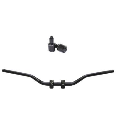 Imagem de Kit Guidão Trail Peso Honda Fazer Fazer250 Xre Xre190 - NoBrand, Preto
