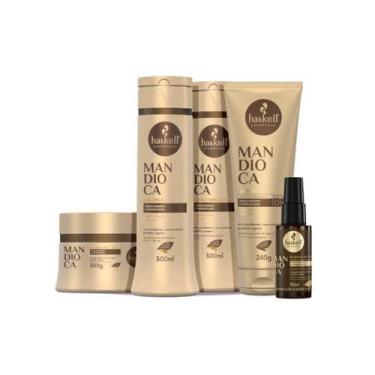Imagem de Kit Haskell Mandioca Fortalecedor 300ml (5 itens)