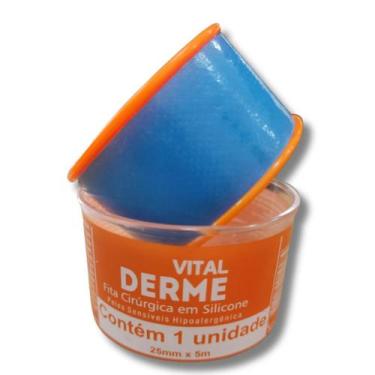 Imagem de Fita cirúrgica de silicone 2,5cm x 5m - vital derme