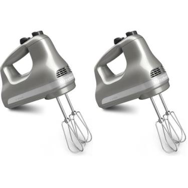 Imagem de Batedeira Manual KitchenAid KHM512 5 Velocidades Prata Pacote com 2