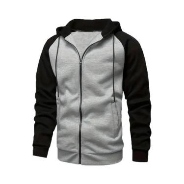 Imagem de Casaco Com Capuz De Fleece plus Size Para Homens E Mulheres, Casual, S