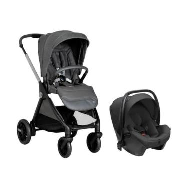 Imagem de Carrinho Travel System Bellagio Chicco Cinza Escuro