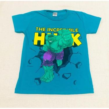 Imagem de Camiseta Infantil Personagem Incrível Hulk - Império Kids, 8